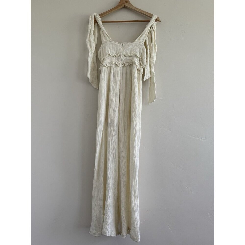 Mable Jumsuit sleeveless light cream women casual size S - Picture 8 of 11